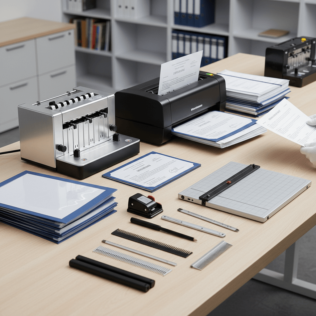 Binding and laminating equipment